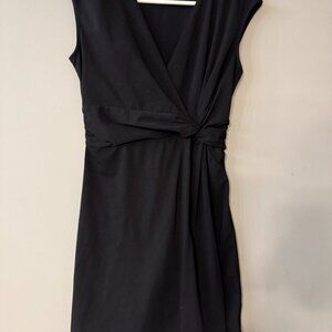Lands' End Ladies Maxi black dress size 6/8